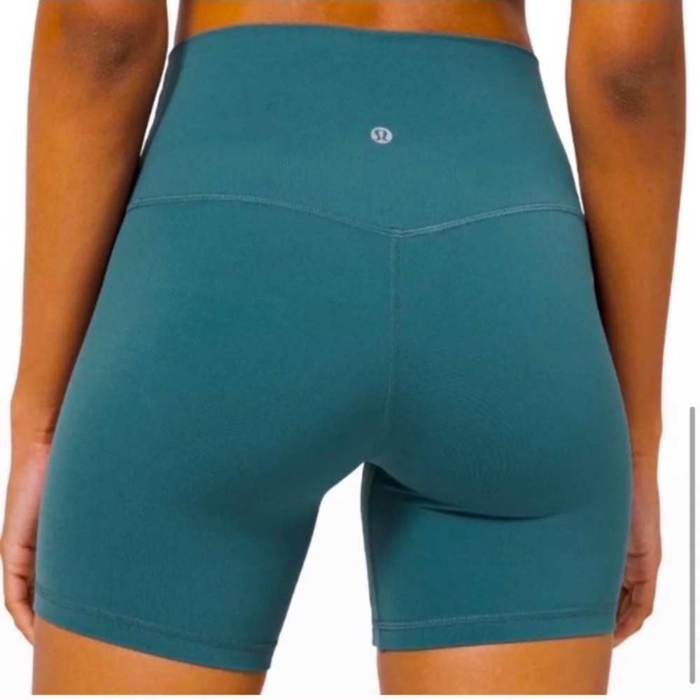 ❌sold❌Lululemon desert teal align hr shorts 6”